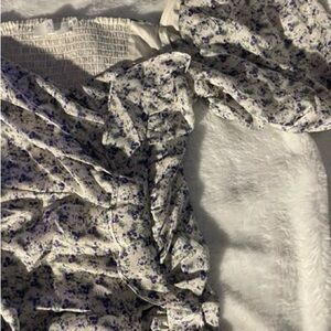 Floral Ruffle Blouse